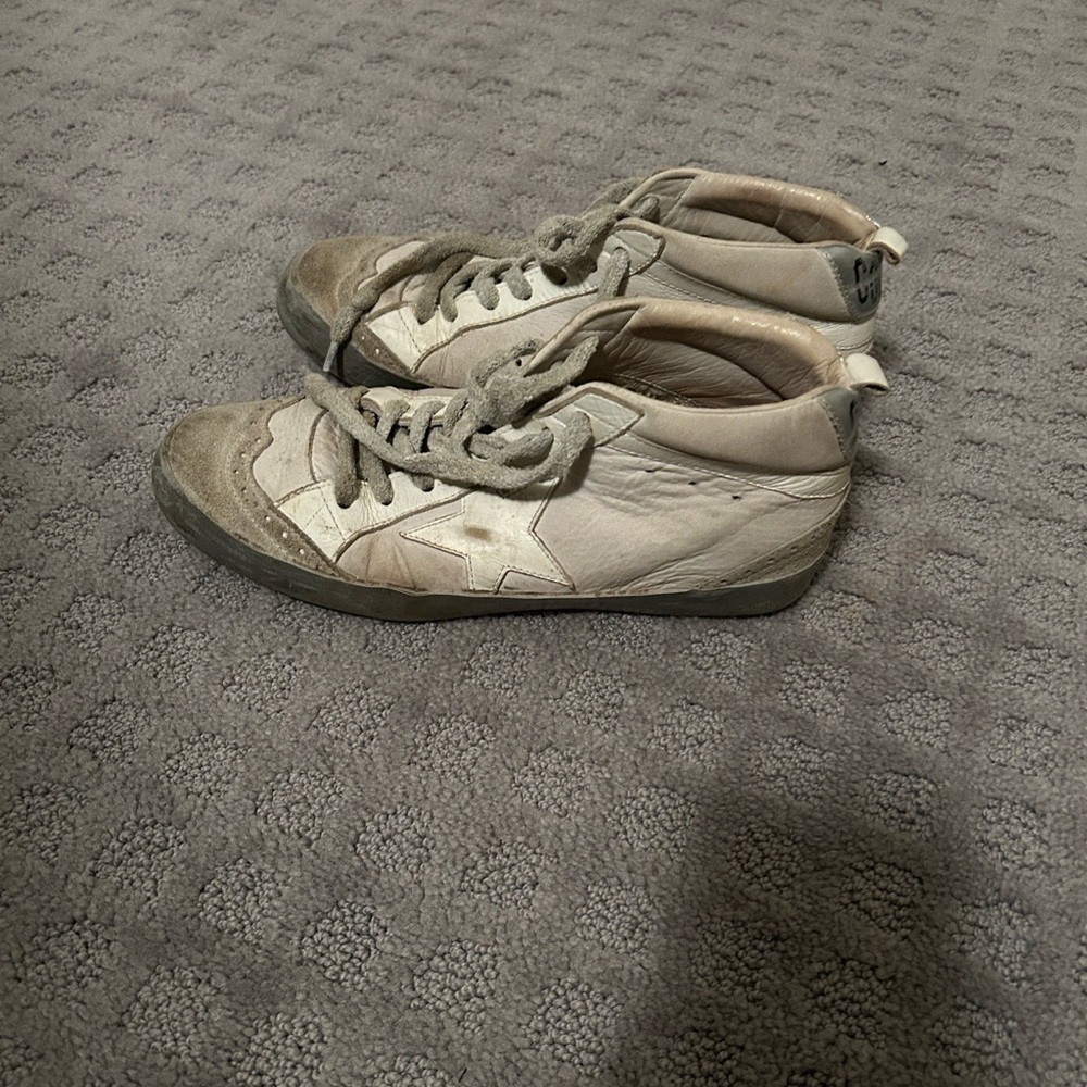 Gray High-Top Sneakers